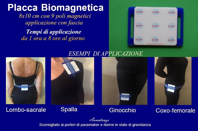placca magnetica per i dolori