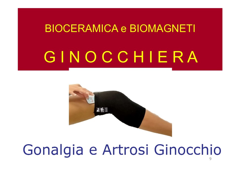 ginocchier per i dolori ginocchiera in bioceramica