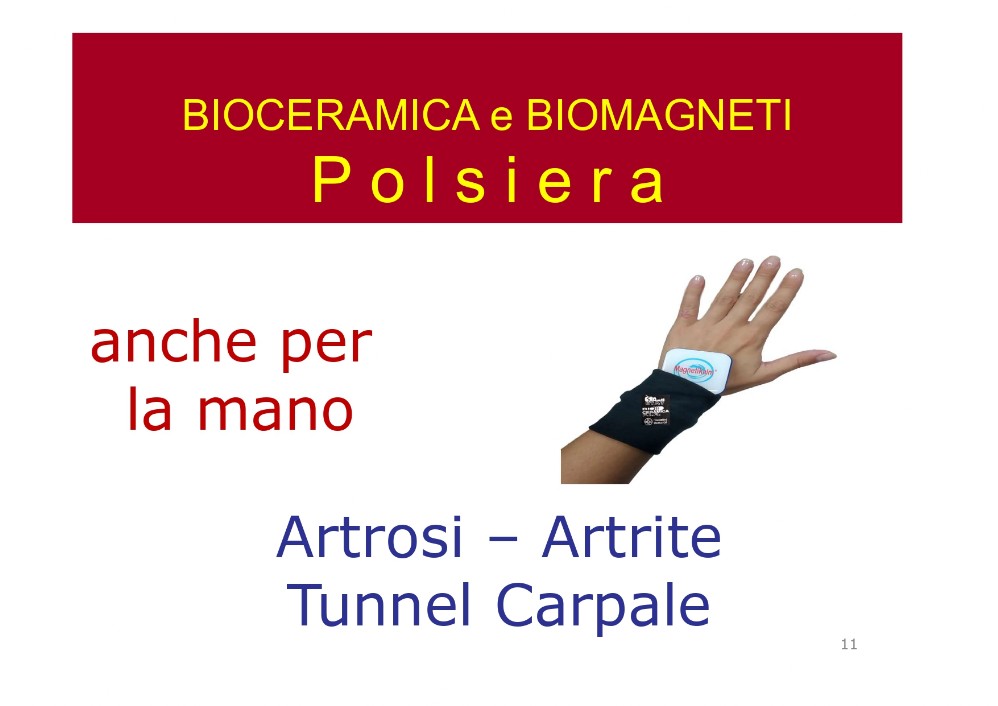 Polsiera per artrosi manio Polsiera in bioceramica